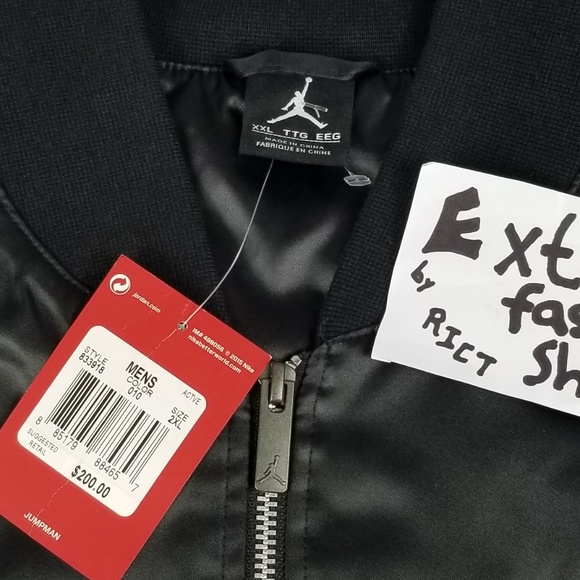 Air Jordan Retro 6 Bomber Jacket Size XXL $200 - Picture 5 of 8